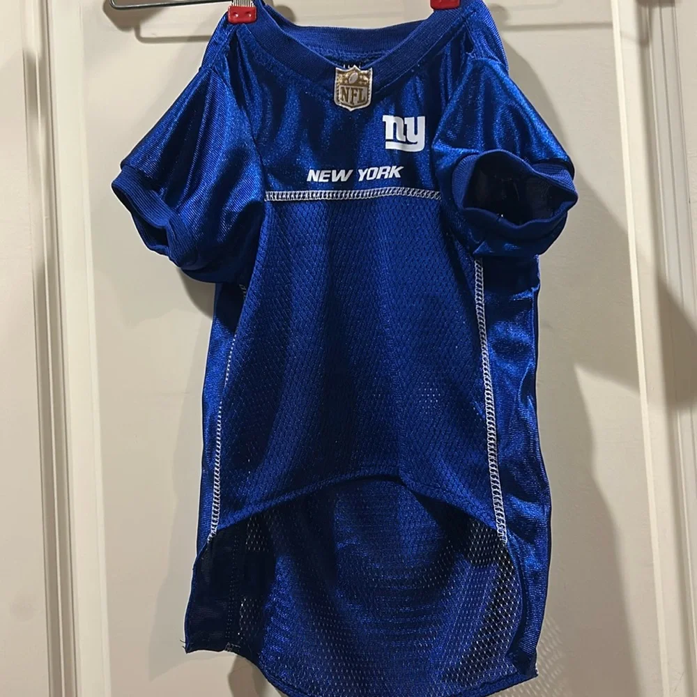NFL NewYork Giants Pets First Jersey Dog Pet football jersey size Large